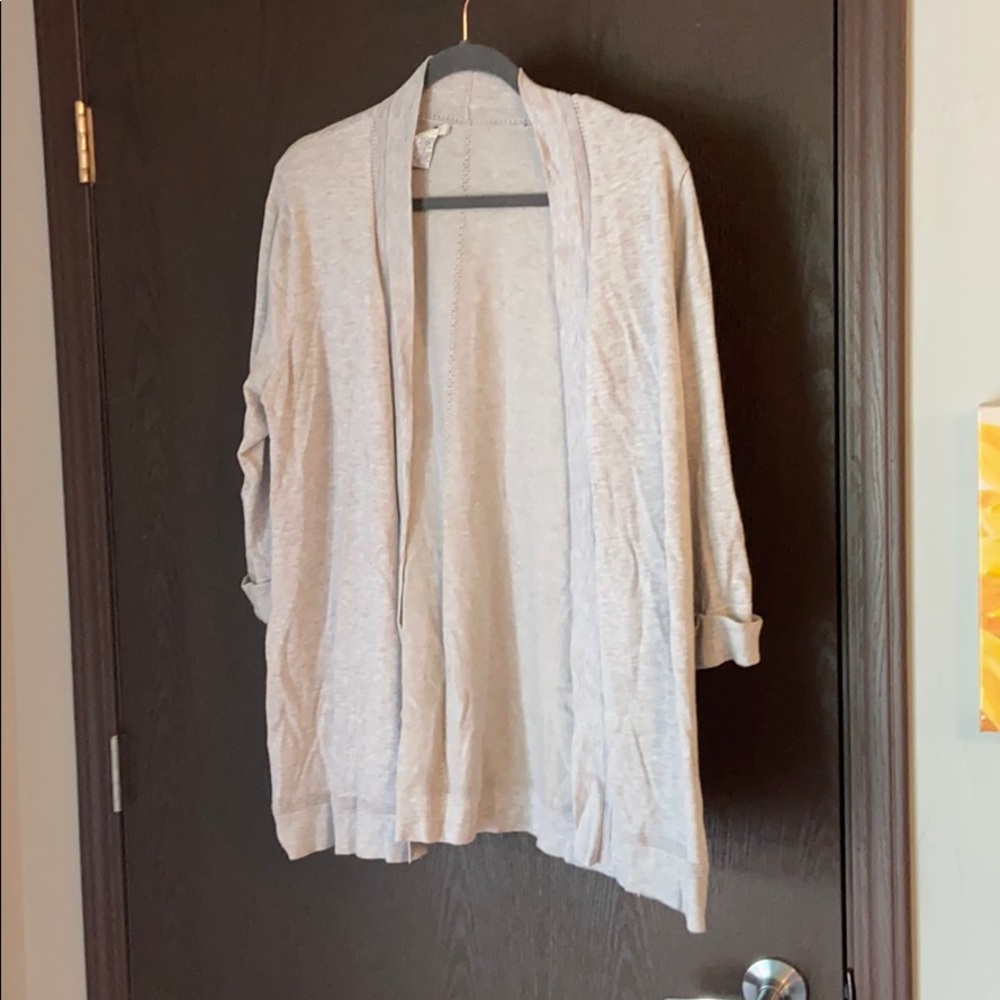 Light gray cardigan